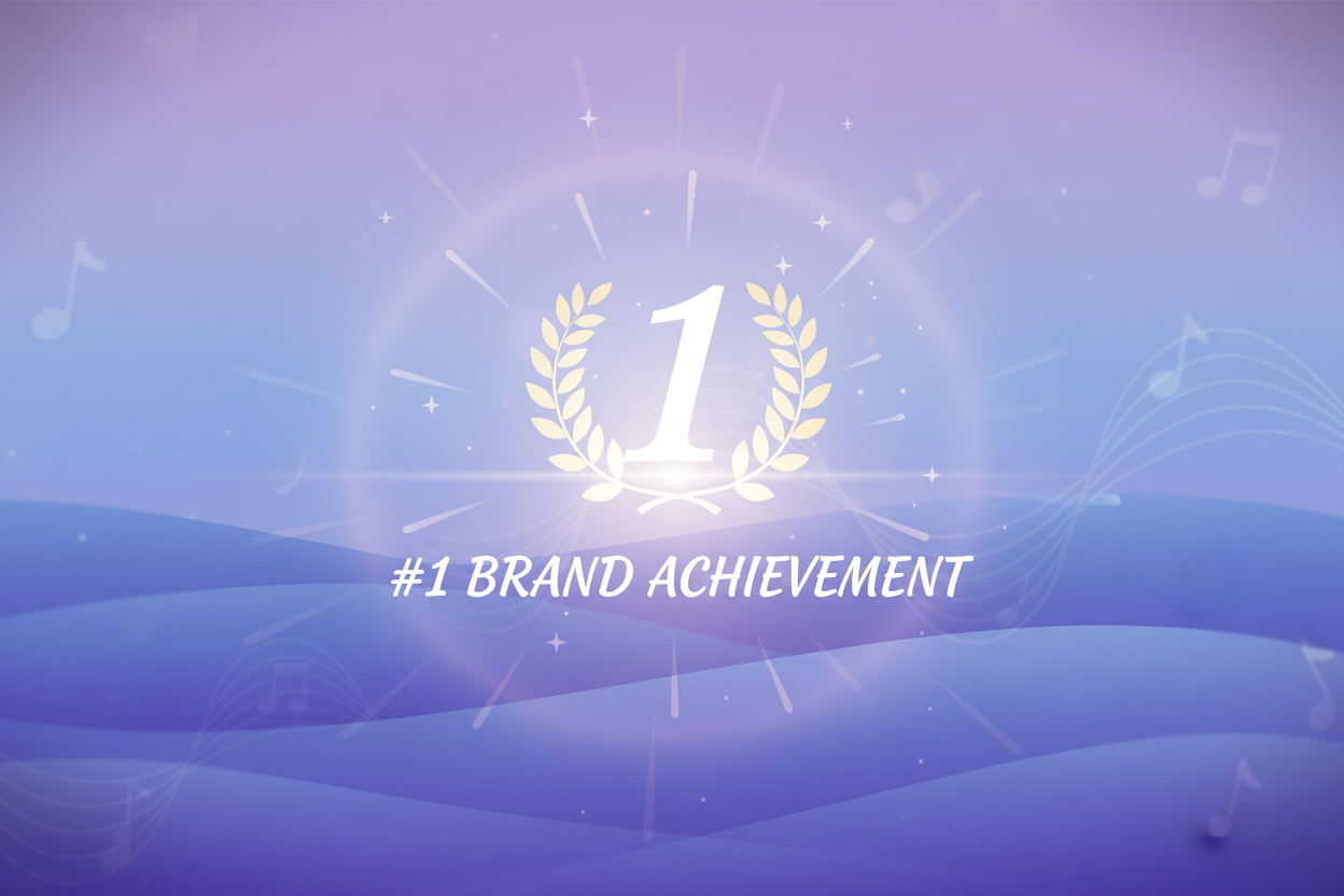 Blue Purple Background with Subtle TikTok Elements